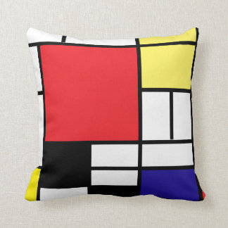 PixDezines Mondrian Arts 2/diy background Cushion
