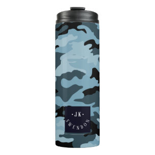 PixDezines Monogram Military Camouflage Thermal Tumbler