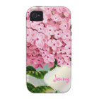 PixDezines monogram, vintage Pink Hydrangea