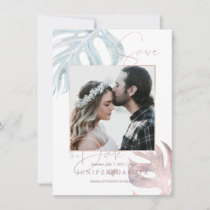 PixDezines MONSTERA SAVE THE DATE