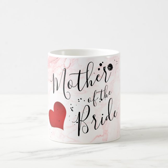 PixDezines Mother of the Bride/Marble/DIY Script Coffee Mug (Center)