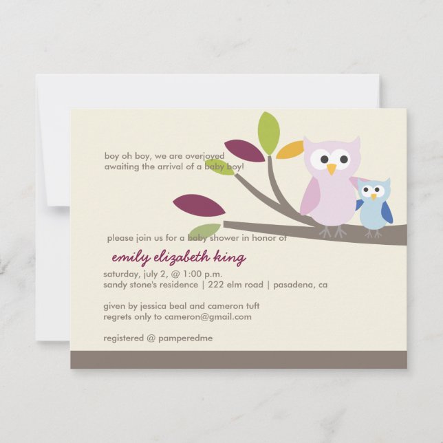 PixDezines Mummy+baby for a shower Invitation (Front)