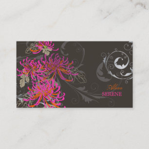 PixDezines mums+swirls/diy colours Business Card
