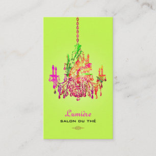 PixDezines murano glass chandelier/DIY colour Business Card