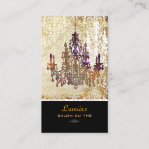PixDezines murano glass chandeliers/DIY fonts Business Card