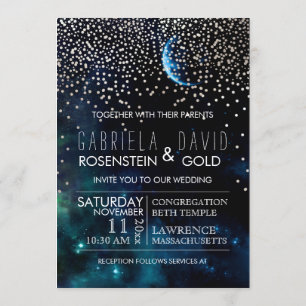 PixDezines Night Sky/Starry Night Invitation