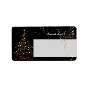 PixDezines Northstar Christmas Tree/DIY colour Label