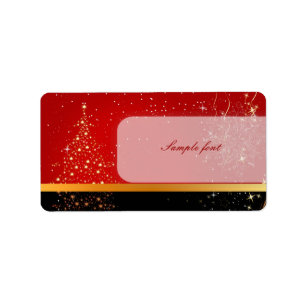 PixDezines Northstar Christmas Tree/DIY colours Label
