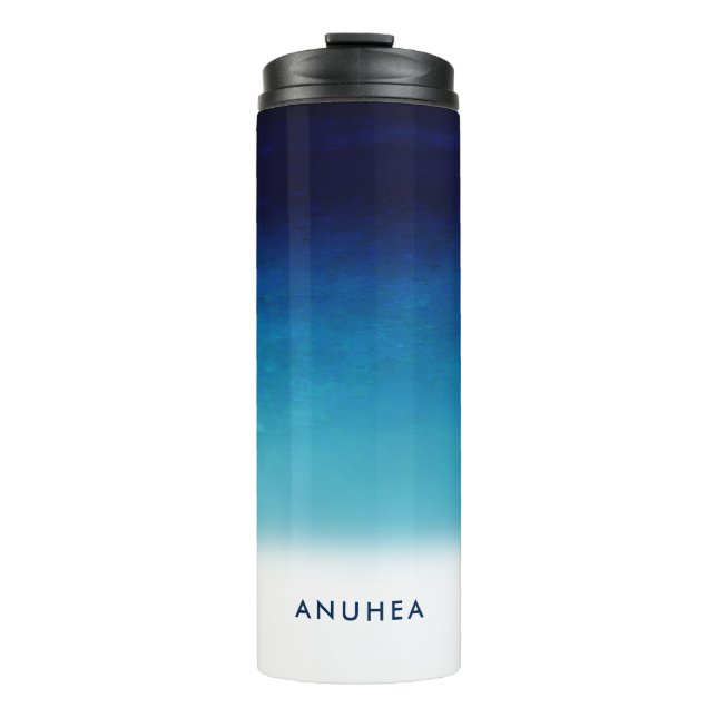 PixDezines Ocean / Deep Blue Sea Thermal Tumbler (Front)