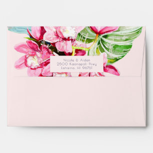 PixDezines Orchid Isle, island style Envelope