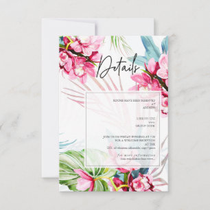 PixDezines Orchid Isle, Watercolor Details Cards