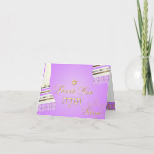 PixDezines Orchid Tallit mitzvah thank you