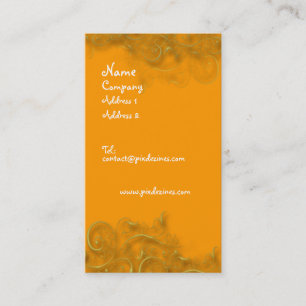 PixDezines Ornamental swirls, faux gold Business Card