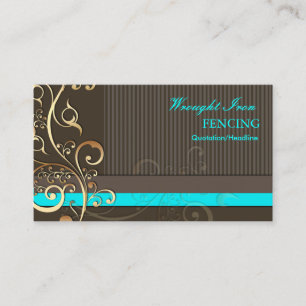PixDezines Ornamental Swirls+pinstripes/diy colour Business Card