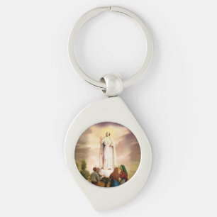 PixDezines Our Lady of Fatima Key Ring