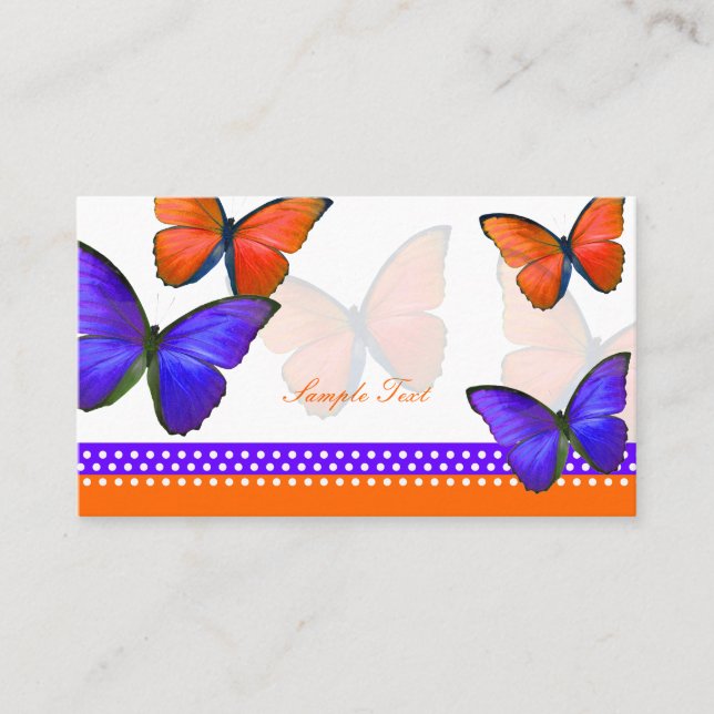 PixDezines Papillon/mitzvah place cards (Front)