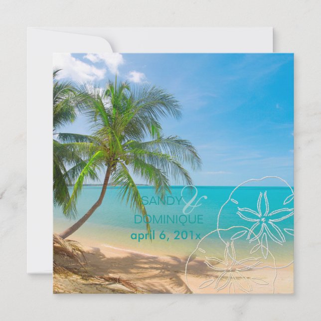 PixDezines Paradise/Tropical Island Invitation (Front)