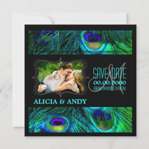 PixDezines peacock/diy events+background Save The Date