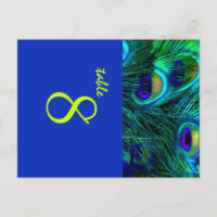 PixDezines Peacock feather/cobalt/diy fonts+colour