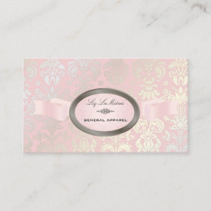 PixDezines pearl, Isabella Damask/DIY colour!/pink Business Card