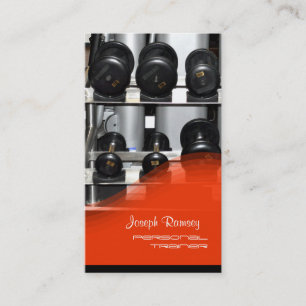 PixDezines Personal Trainer Business Card