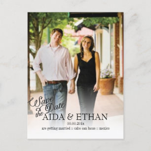 PixDezines photo/save the date Announcement Postcard