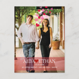 PixDezines photo/save the date Announcement Postcard