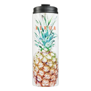 PixDezines Pineapples/DIY Background Colour Thermal Tumbler