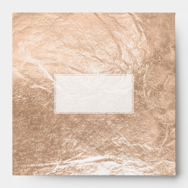 PixDezines pink champagne faux foil Envelopes (Front)
