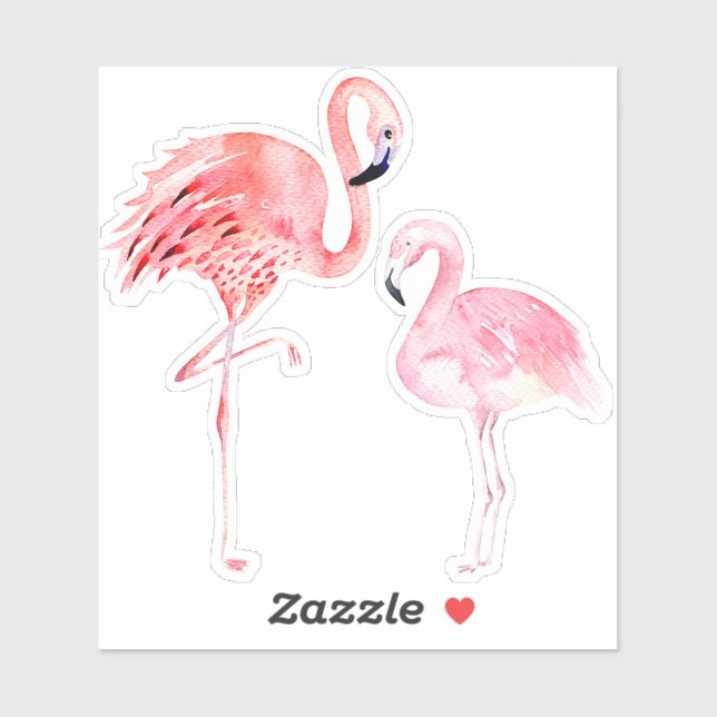 PixDezines Pink Flamingos, mummy+baby (Sheet)