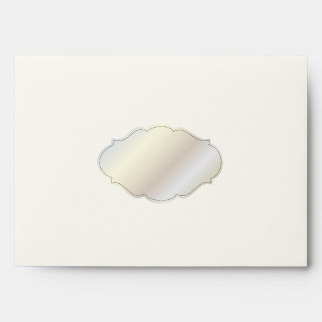 PixDezines Plain Cream+Yellow/DIY colour Envelope (Front)