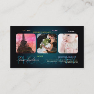 PixDezines portfolio template/DIY fonts Business Card