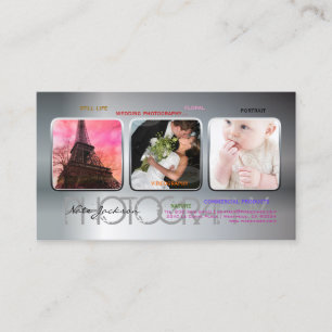 PixDezines portfolio template/DIY fonts Business Card