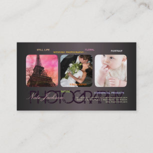PixDezines portfolio template/DIY fonts Business Card