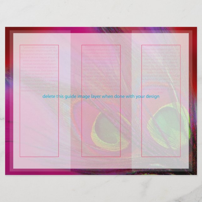 PixDezines Psychedelic Peacock, Customise It! (Front)