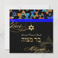 PixDezines Psychedelic Stars, Bar Mitzvah