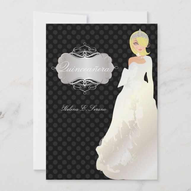 PixDezines Quinceañera/Quince años princess Invitation (Front)