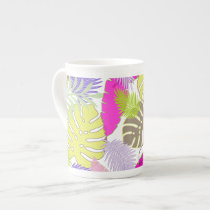PixDezines rainforest/DIY background colour Bone China Mug