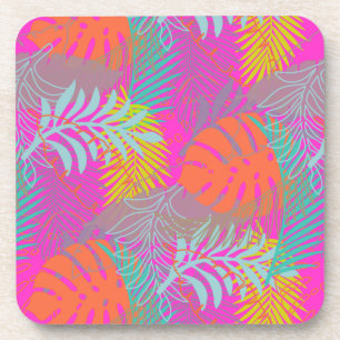 PixDezines rainforest/DIY background colour Coaster