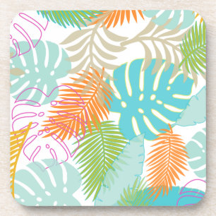 PixDezines rainforest/DIY background colour Coaster