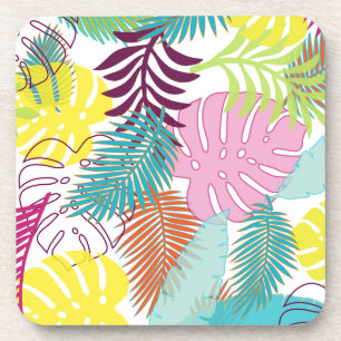 PixDezines rainforest/DIY background colour Coaster