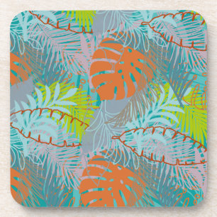 PixDezines rainforest/DIY background colour Coaster