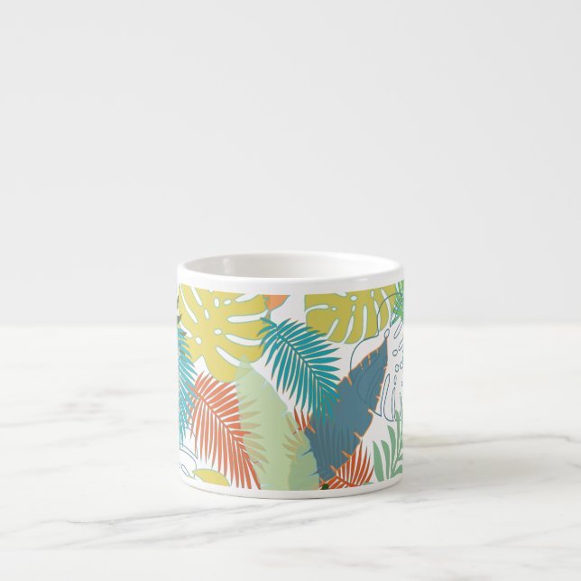 PixDezines rainforest/DIY background colour Espresso Cup (Front)