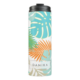 PixDezines Rainforest Foliage/DIY background Thermal Tumbler