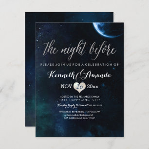 PixDezines Rehearsal Dinner/Starry Night/Cosmic Invitation