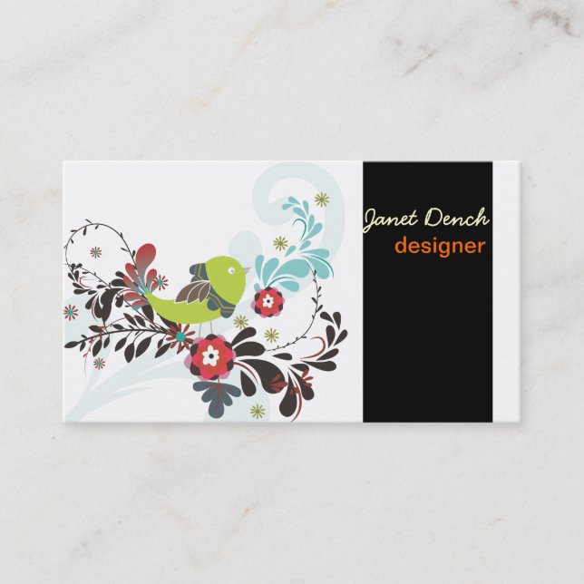 PixDezines Retro Chicks Business Card (Front)