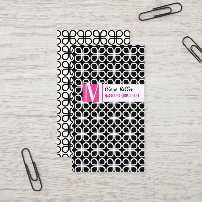 PixDezines retro clovers/diy colours in a snap.. Business Card (Front/Back In Situ)