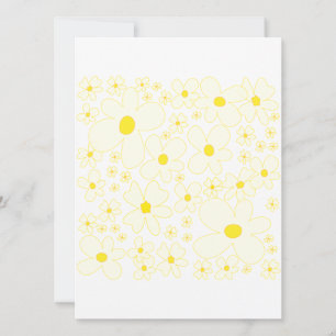 PixDezines Retro DaisiesPhoto/Bat Mitzvah Invitation