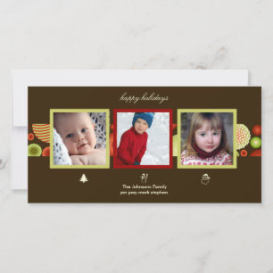 PixDezines retro ornaments, photo cards