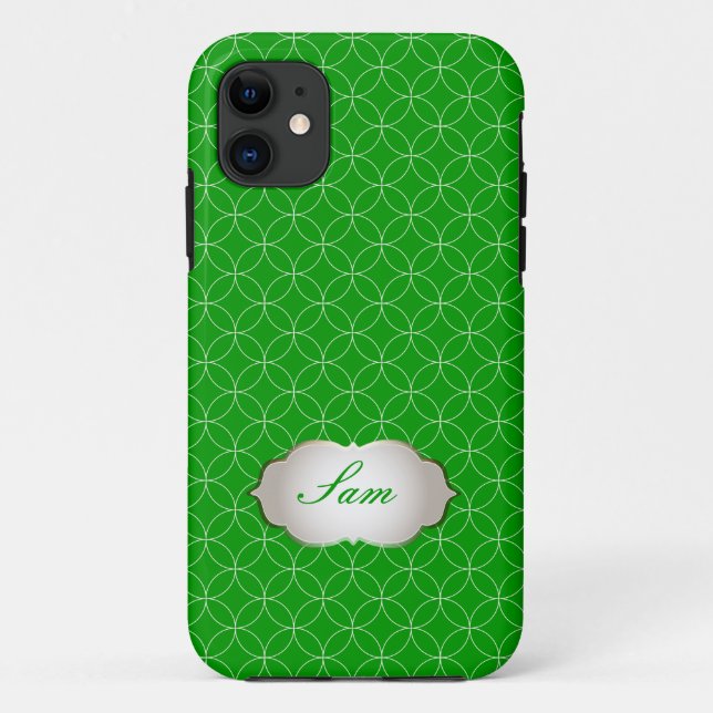 PixDezines retro rings/DIY background Case-Mate iPhone Case (Back)